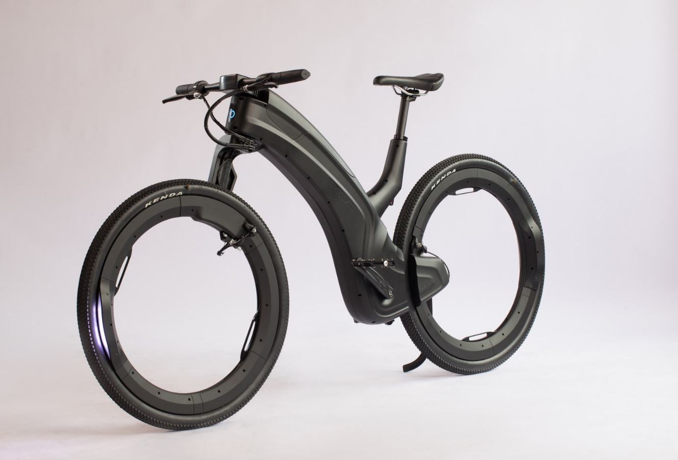 Spokeless bike wheel