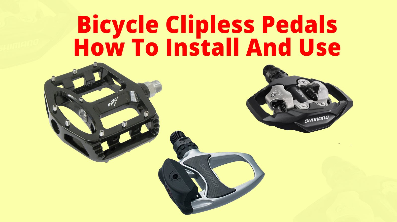 Bicycle Clipless Pedals How To Install And Use